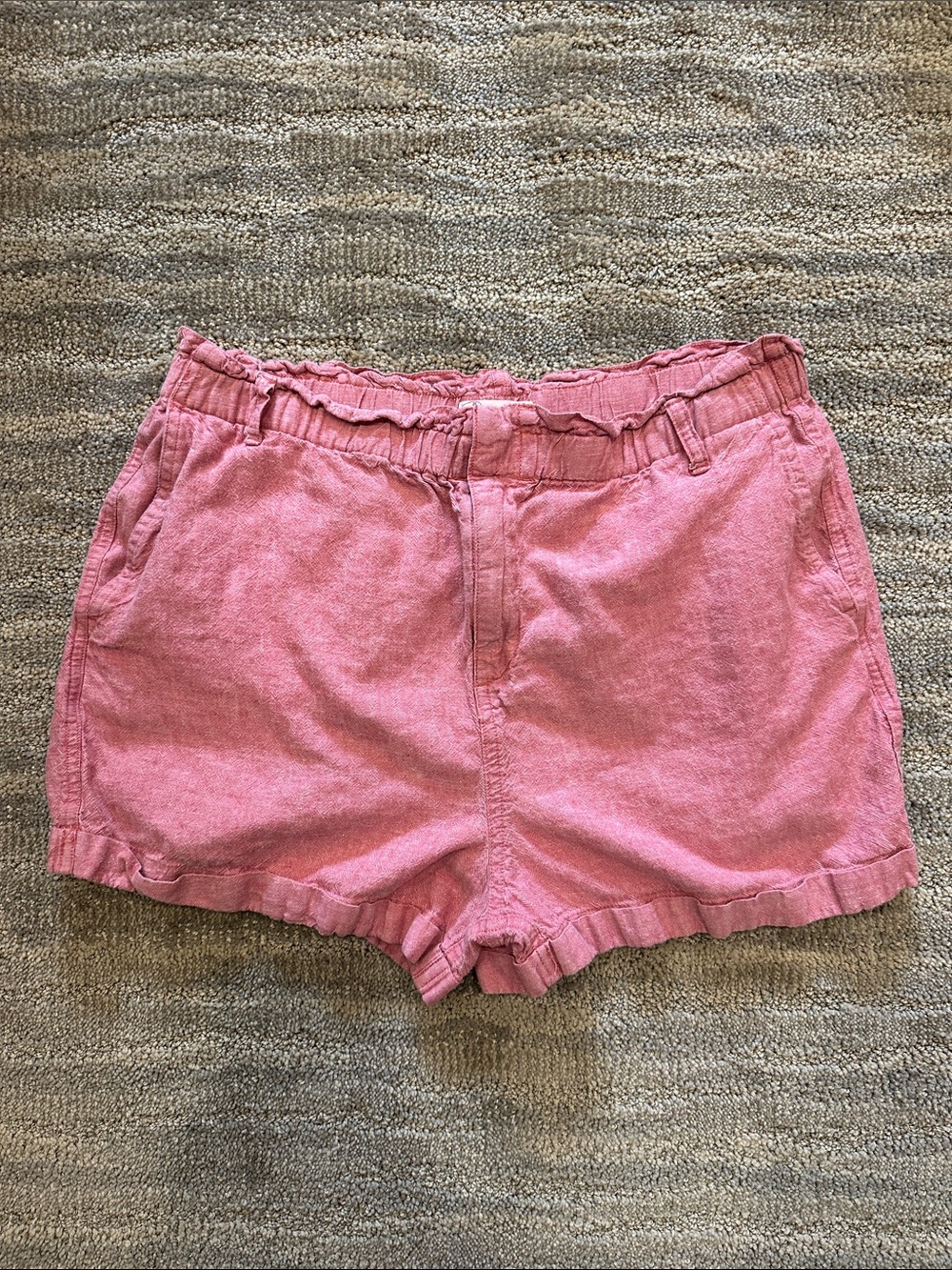 Carve Designs Pink Linen Shorts